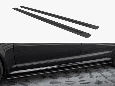 Maxton Design Street PRO Side Skirts Diffusers Audi RS6 Avant C6 - AURS6C6CNC-SD1B - Image 1