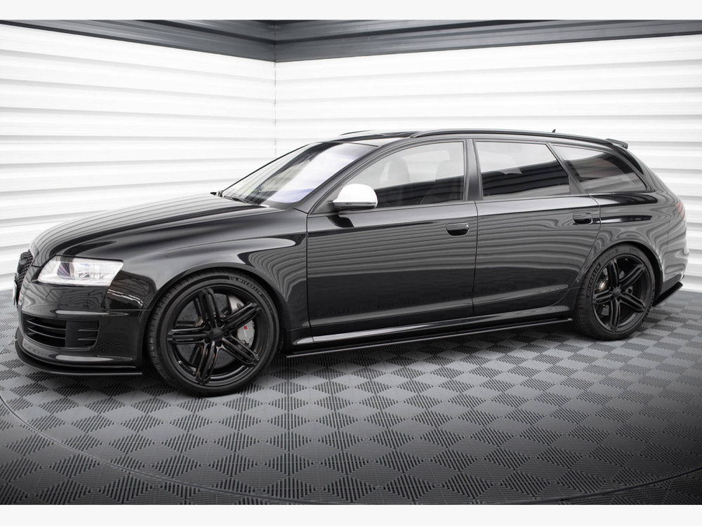 Maxton Design Street PRO Side Skirts Diffusers Audi RS6 Avant C6 - AURS6C6CNC-SD1B - Image 2