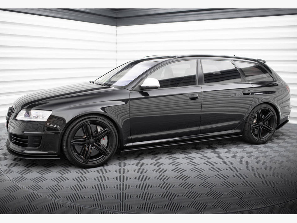 Maxton Design Street PRO Side Skirts Diffusers Audi RS6 Avant C6 - AURS6C6CNC-SD1B - Image 2