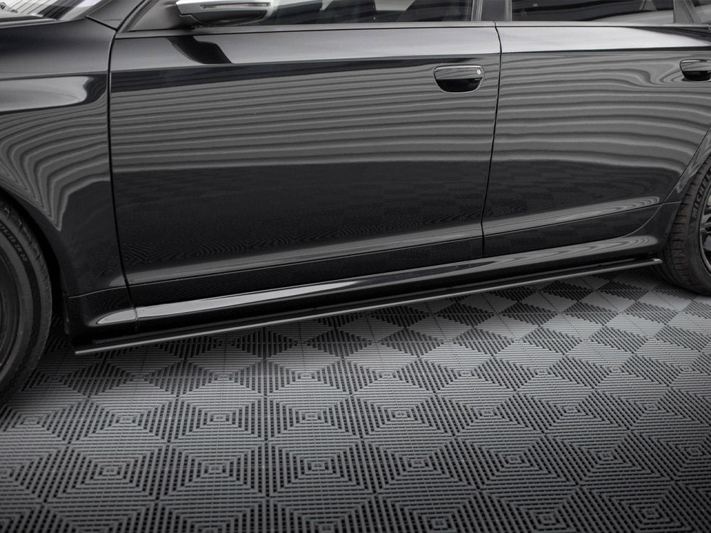 Maxton Design Street PRO Side Skirts Diffusers Audi RS6 Avant C6 - AURS6C6CNC-SD1B - Image 4