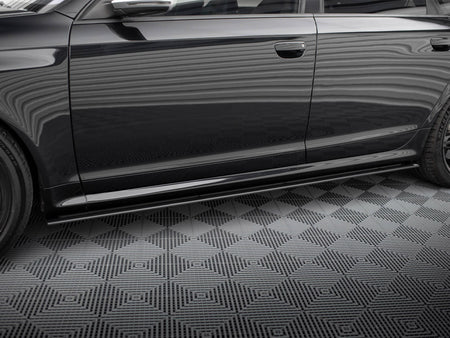 Maxton Design Street PRO Side Skirts Diffusers Audi RS6 Avant C6 - AURS6C6CNC-SD1B - Image 4