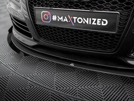 Maxton Design Street PRO Front Splitter + Flaps Audi RS6 Avant C6 - AURS6C6CNC-FD3B+FSF1G - Image 4