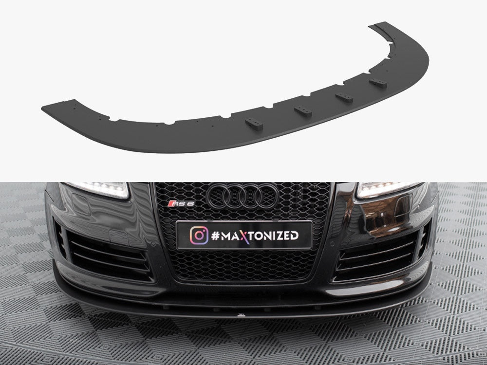 Maxton Design Street PRO Front Splitter Audi RS6 Avant C6 - AURS6C6CNC-FD3B - Image 1