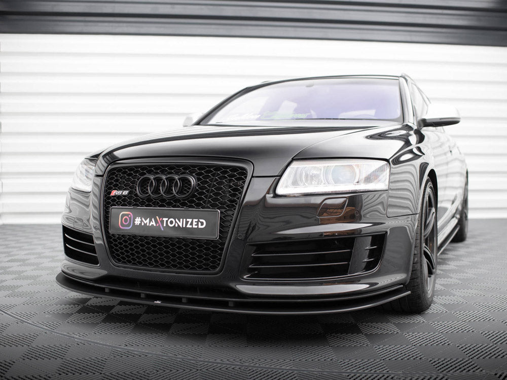 Maxton Design Street PRO Front Splitter Audi RS6 Avant C6 - AURS6C6CNC-FD3B - Image 2