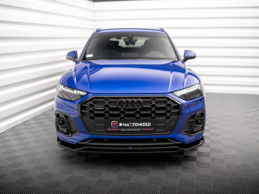 Maxton Design Front Splitter V.1 Audi SQ5 / Q5 S-Line SUV / Sportback Mk2 Facelift - AU-SQ5-2F-SB-FD1G+FD1RG - Image 3