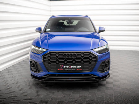 Maxton Design Front Splitter V.1 Audi SQ5 / Q5 S-Line SUV / Sportback Mk2 Facelift - AU-SQ5-2F-SB-FD1G+FD1RG - Image 3