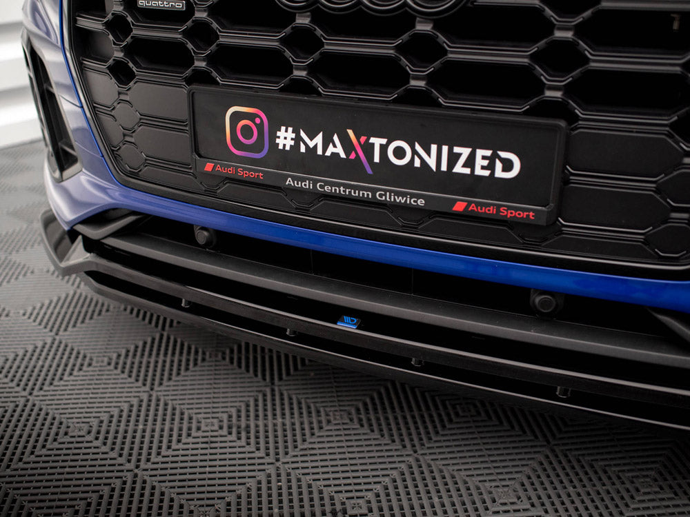 Maxton Design Front Splitter V.1 Audi SQ5 / Q5 S-Line SUV / Sportback Mk2 Facelift - AU-SQ5-2F-SB-FD1G+FD1RG - Image 4