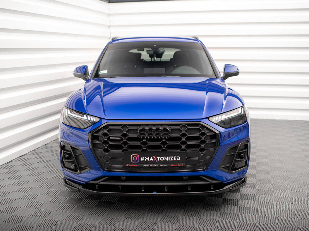 Maxton Design Front Splitter V.2 Audi SQ5 / Q5 S-Line SUV / Sportback Mk2 Facelift - AU-SQ5-2F-SB-FD2G - Image 3