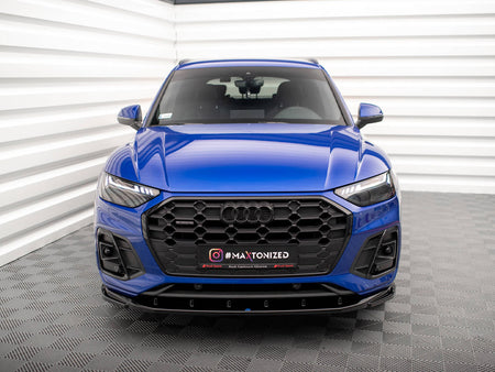Maxton Design Front Splitter V.2 Audi SQ5 / Q5 S-Line SUV / Sportback Mk2 Facelift - AU-SQ5-2F-SB-FD2G - Image 3