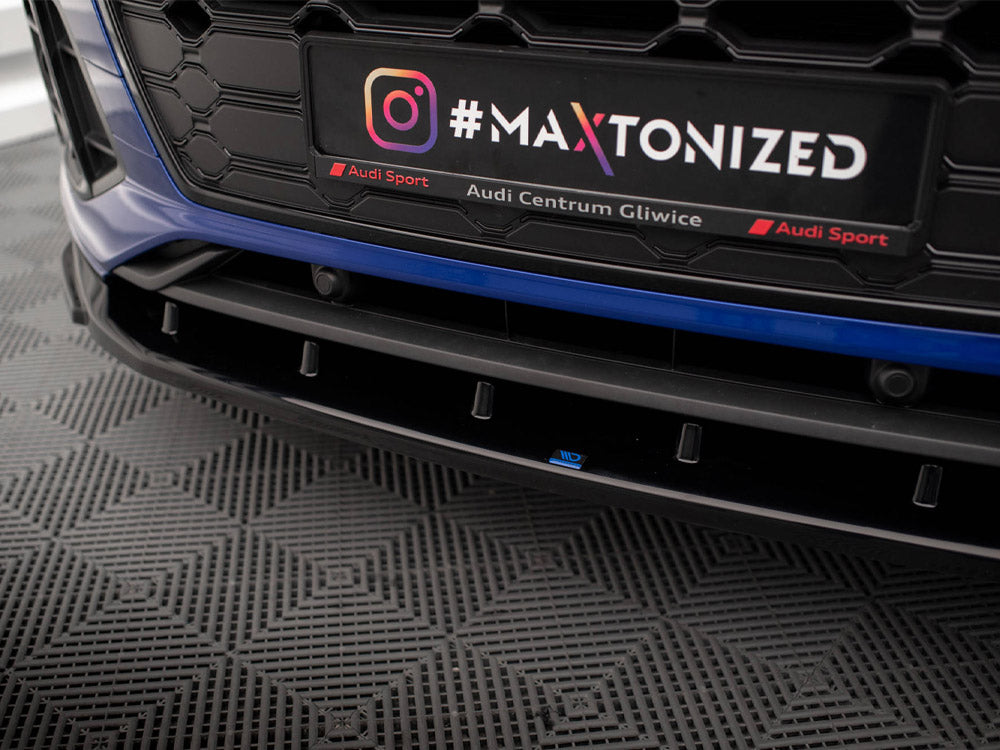 Maxton Design Front Splitter V.2 Audi SQ5 / Q5 S-Line SUV / Sportback Mk2 Facelift - AU-SQ5-2F-SB-FD2G - Image 4