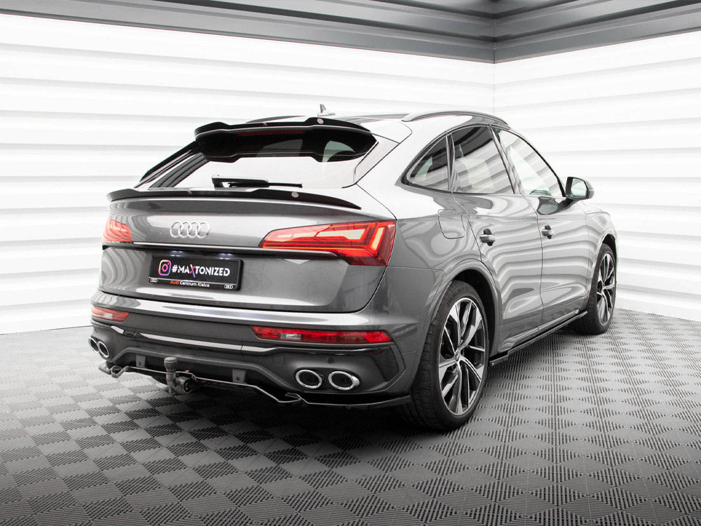 Maxton Design Rear Splitter (Vertical Bars) Audi SQ5 / Q5 S-Line Sportback Mk2 Facelift - AU-SQ5-2F-SB-RD1G+RD2G - Image 3