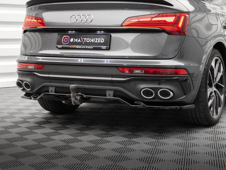 Rear Splitter (Vertical Bars) Audi SQ5 / Q5 S-Line Sportback Mk2 Facelift
