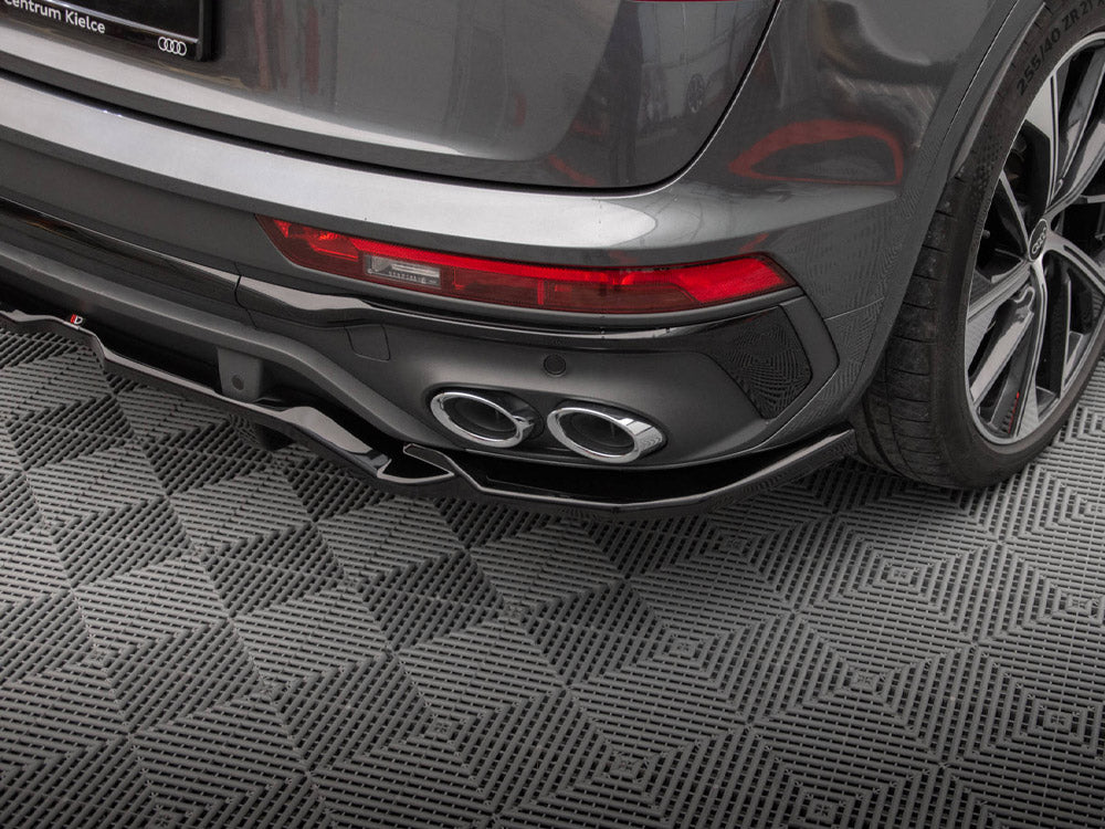 Maxton Design Rear Splitter (Vertical Bars) Audi SQ5 / Q5 S-Line Sportback Mk2 Facelift - AU-SQ5-2F-SB-RD1G+RD2G - Image 5