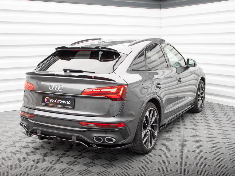 Maxton Design Lower Spoiler CAP Audi SQ5 / Q5 S-Line Sportback Mk2 Facelift - AU-SQ5-2F-SB-CAP2G - Image 2