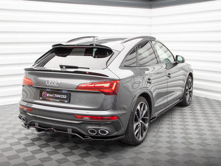 Maxton Design Lower Spoiler CAP Audi SQ5 / Q5 S-Line Sportback Mk2 Facelift - AU-SQ5-2F-SB-CAP2G - Image 2