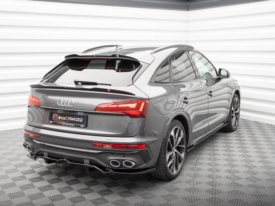 Maxton Design Lower Spoiler CAP Audi SQ5 / Q5 S-Line Sportback Mk2 Facelift - AU-SQ5-2F-SB-CAP2G - Image 2