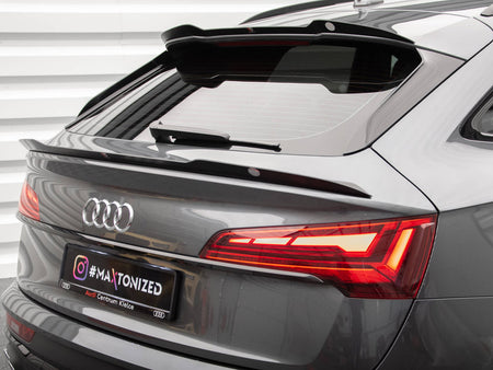 Maxton Design Lower Spoiler CAP Audi SQ5 / Q5 S-Line Sportback Mk2 Facelift - AU-SQ5-2F-SB-CAP2G - Image 3