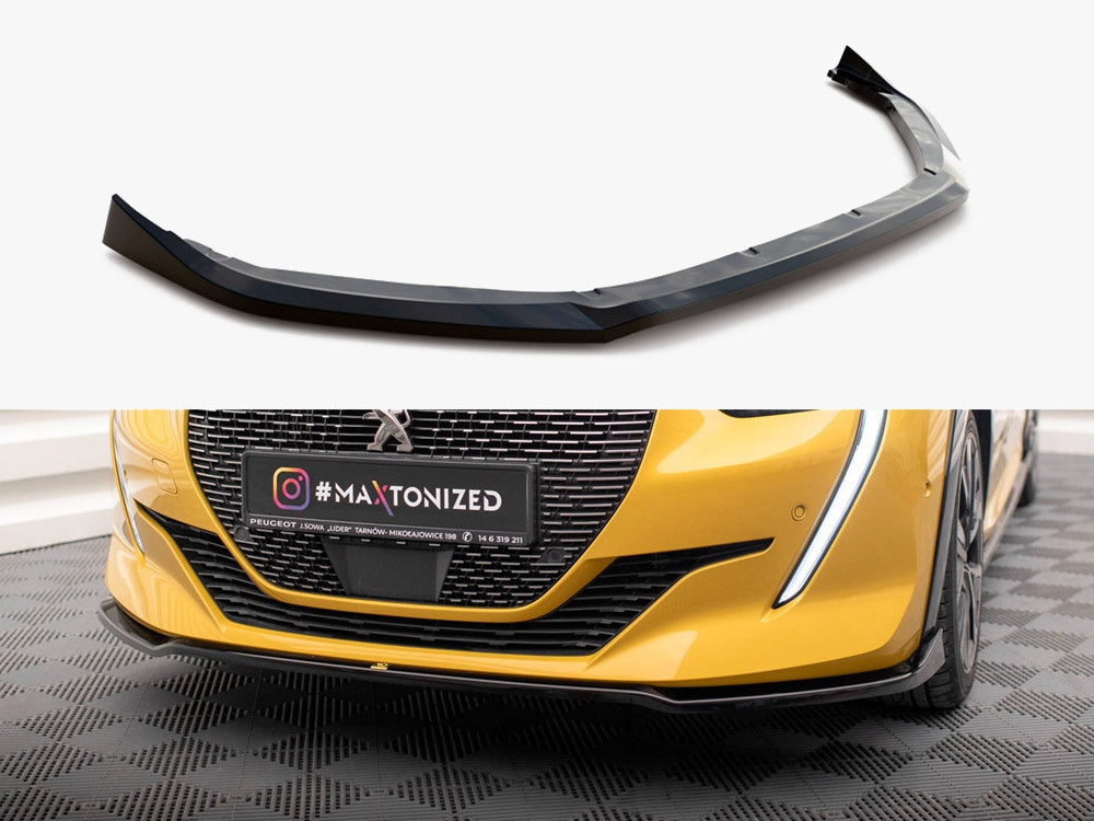 Maxton Design Front Splitter V.2 Peugeot 208 GT Mk2 - PE-208-2-GT-FD2G - Image 1