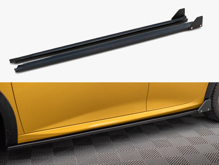 Maxton Design Side Skirt Diffusers + Flaps Peugeot 208 GT Mk2 - PE-208-2-GT-SD1G+SF1B - Image 1