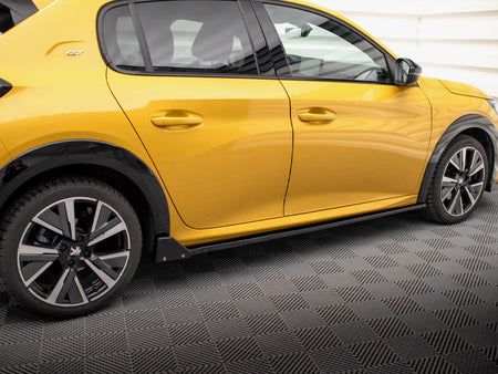 Maxton Design Side Skirt Diffusers + Flaps Peugeot 208 GT Mk2 - PE-208-2-GT-SD1G+SF1B - Image 3