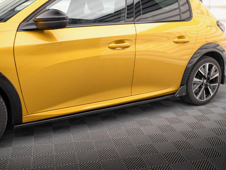 Side Skirt Diffusers + Flaps Peugeot 208 GT Mk2