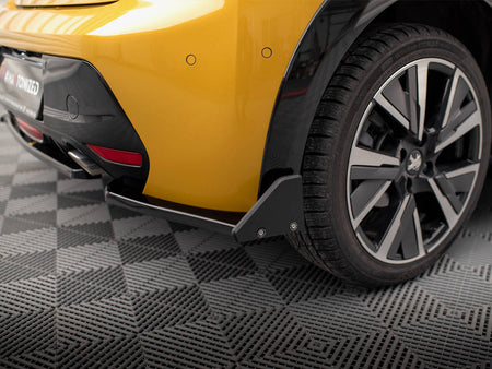 Maxton Design Rear Side Splitters V.1 + Flaps Peugeot 208 GT Mk2 - PE-208-2-GT-RSD1G+RSF1B - Image 4