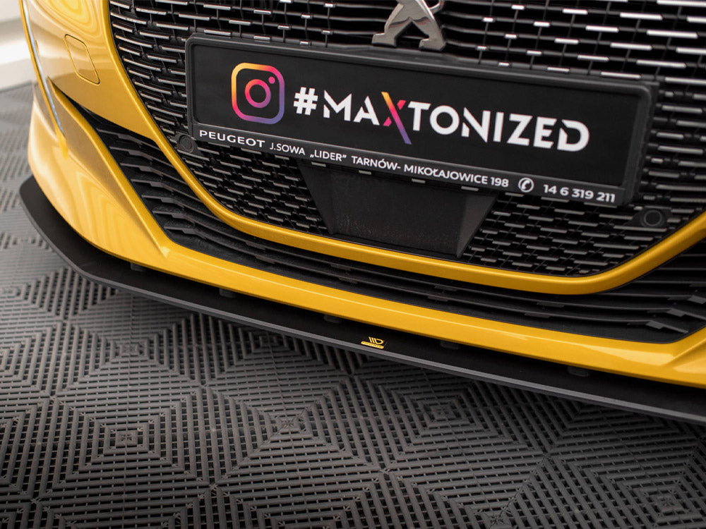 Maxton Design Street PRO Front Splitter Peugeot 208 GT Mk2 - PE2082GTCNC-FD1B - Image 4