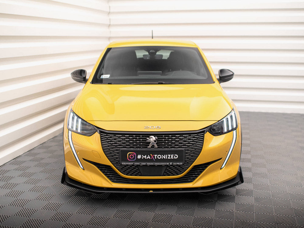 Maxton Design Street PRO Front Splitter + Flaps Peugeot 208 GT Mk2 - PE2082GTCNC-FD1B+FSF1G - Image 3