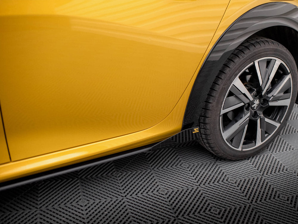 Maxton Design Street PRO Side Skirts Diffusers + Flaps Peugeot 208 GT Mk2 - PE2082GTCNC-SD1B+SF1G - Image 5