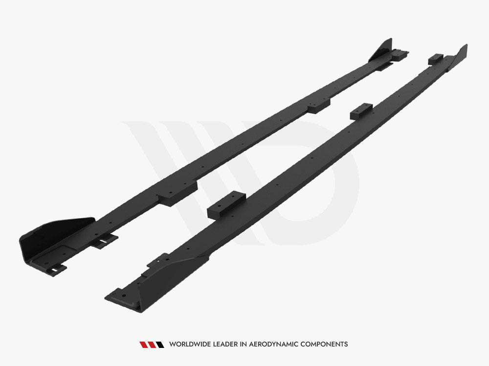 Maxton Design Street PRO Side Skirts Diffusers + Flaps Peugeot 208 GT Mk2 - PE2082GTCNC-SD1B+SF1G - Image 6