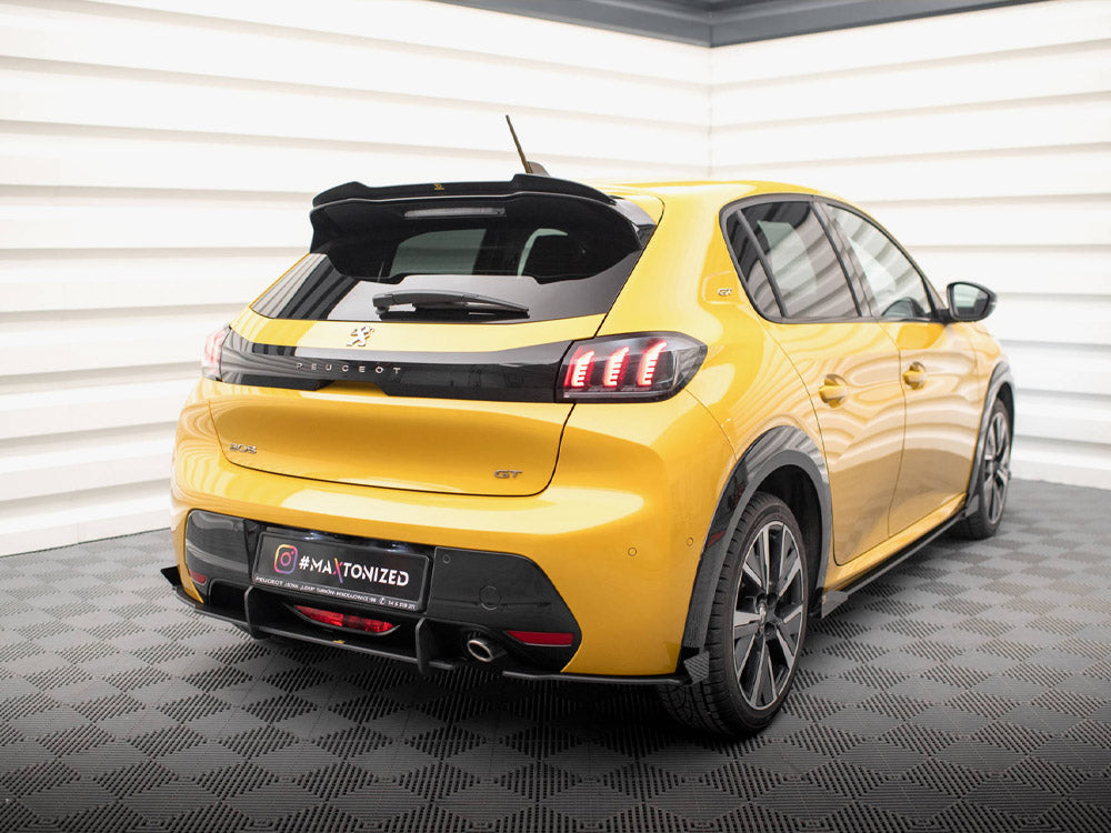 Maxton Design Street PRO Rear Valance + Flaps Peugeot 208 GT Mk2 - PE2082GTCNC-RS1B+RSF1G - Image 2