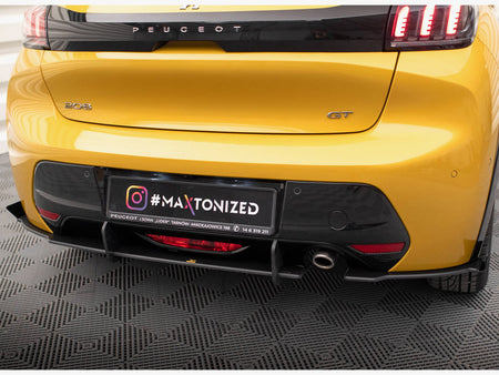Maxton Design Street PRO Rear Valance + Flaps Peugeot 208 GT Mk2 - PE2082GTCNC-RS1B+RSF1G - Image 3