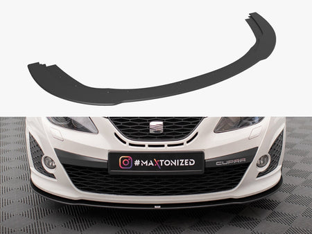 Maxton Design Street PRO Front Splitter Seat Ibiza Cupra Sport Coupe Mk4 - SEIB4SCCNC-FD1B - Image 1