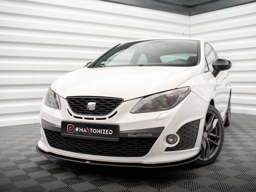 Maxton Design Street PRO Front Splitter Seat Ibiza Cupra Sport Coupe Mk4 - SEIB4SCCNC-FD1B - Image 2