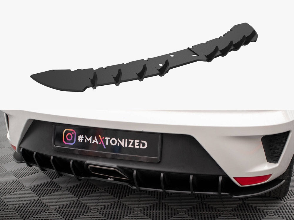 Maxton Design Street PRO Rear Diffuser Seat Ibiza Cupra Sport Coupe Mk4 - SEIB4SCCNC-RS1B - Image 1
