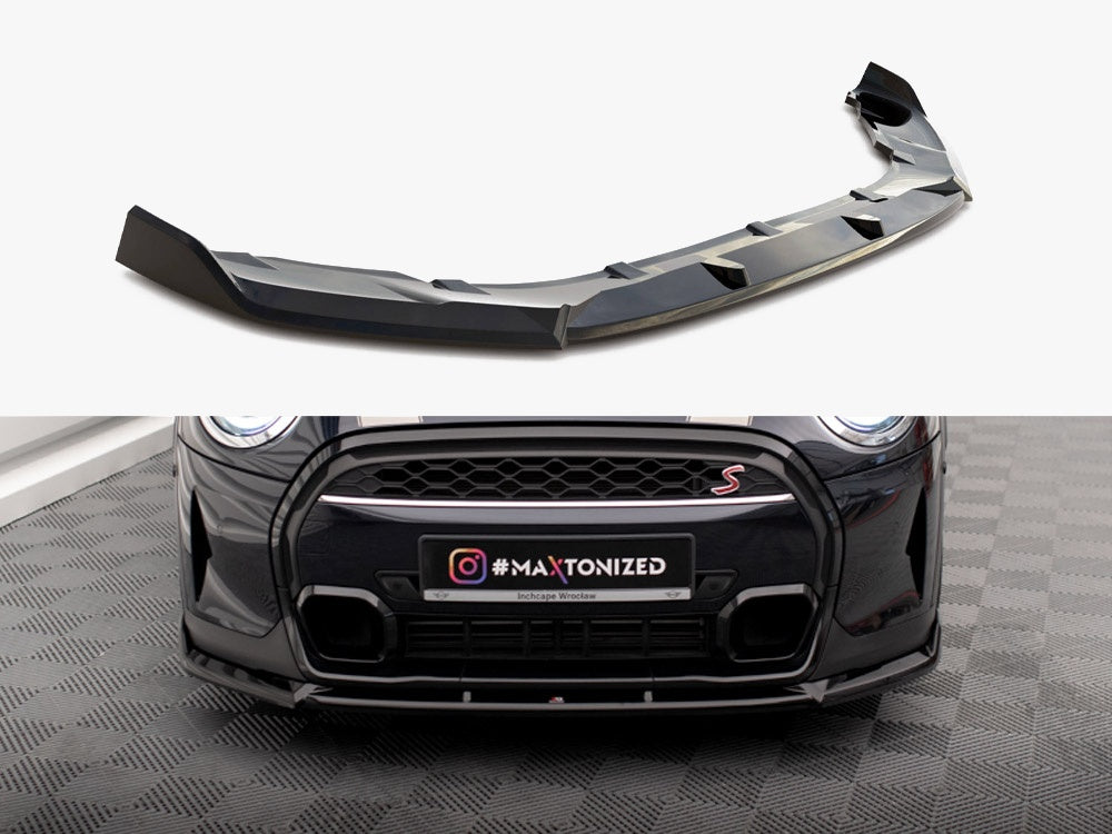 Maxton Design Front Splitter V.2 Mini Cooper S F56 Facelift - MC-S-3F-56-JCW-FD2G - Image 1