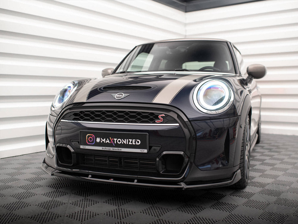 Maxton Design Front Splitter V.2 Mini Cooper S F56 Facelift - MC-S-3F-56-JCW-FD2G - Image 2