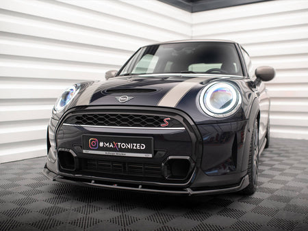 Maxton Design Front Splitter V.2 Mini Cooper S F56 Facelift - MC-S-3F-56-JCW-FD2G - Image 2