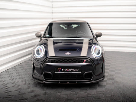 Maxton Design Front Splitter V.2 Mini Cooper S F56 Facelift - MC-S-3F-56-JCW-FD2G - Image 3