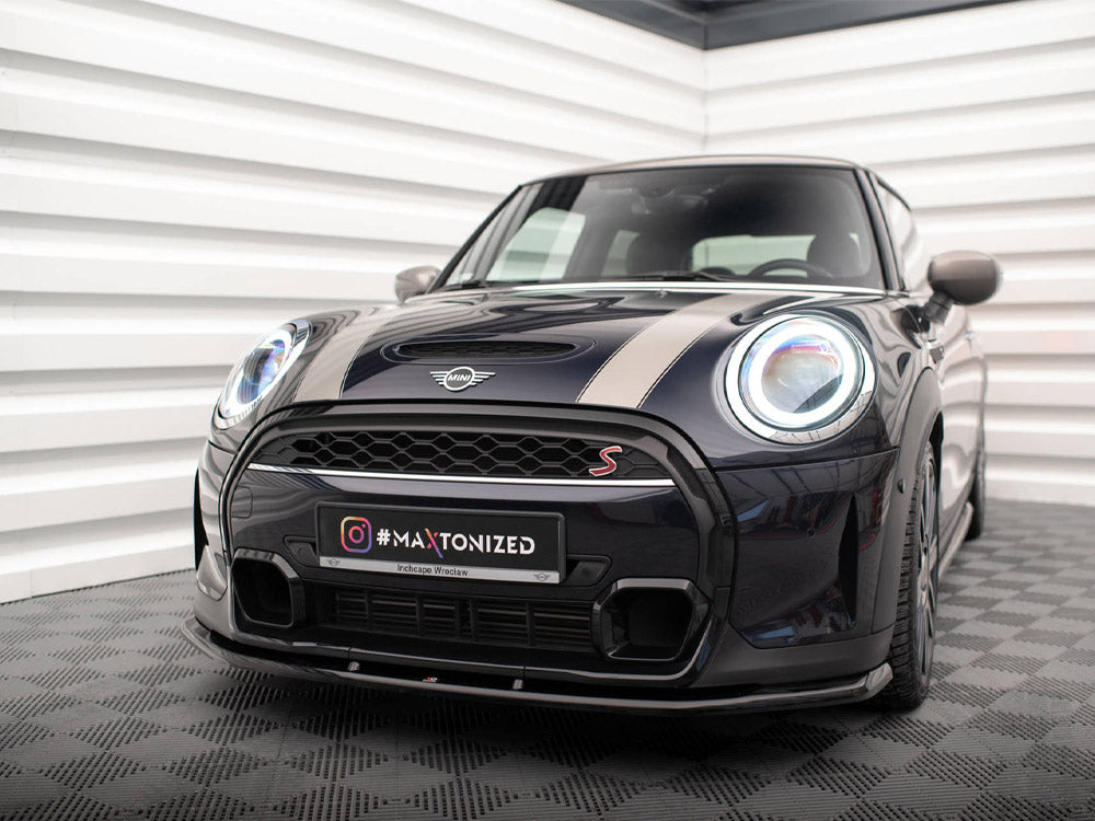 Maxton Design Front Splitter V.1 Mini Cooper S F56 Facelift - MC-S-3F-56-JCW-FD1G - Image 2