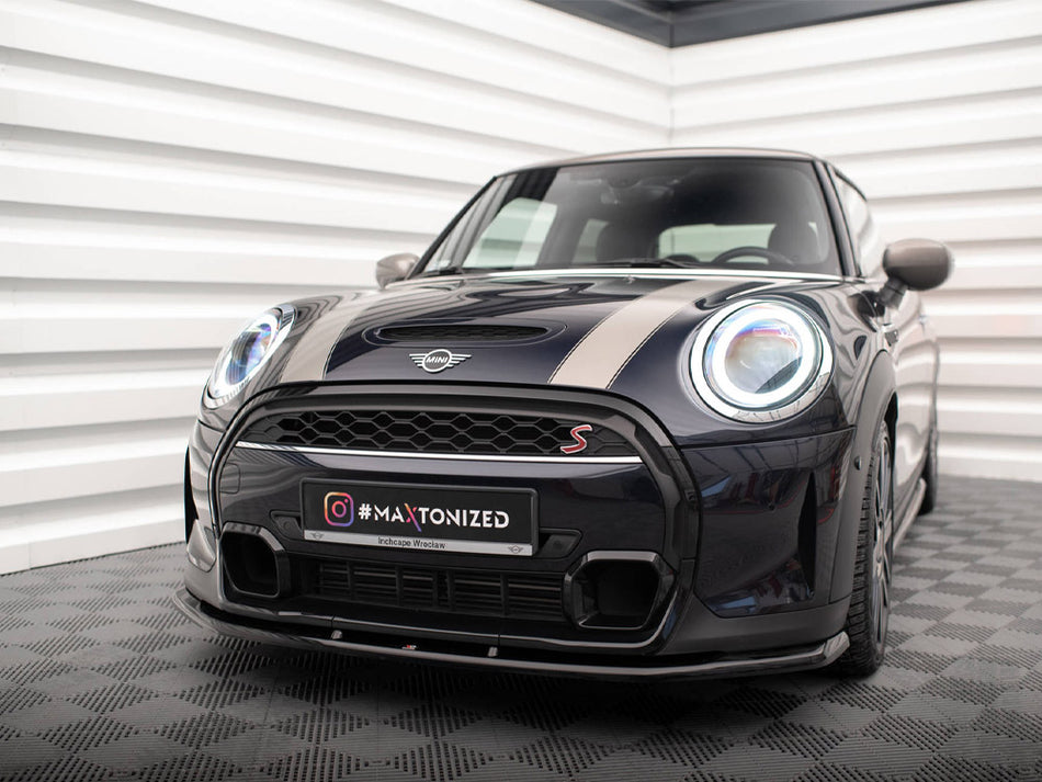 Maxton Design Front Splitter V.1 Mini Cooper S F56 Facelift - MC-S-3F-56-JCW-FD1G - Image 2
