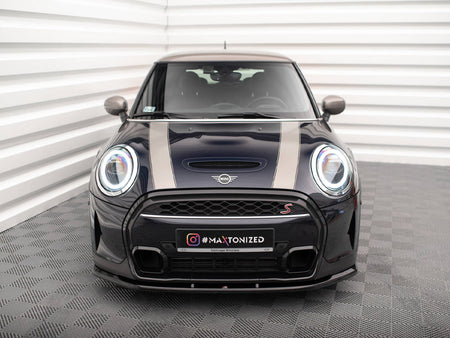 Maxton Design Front Splitter V.1 Mini Cooper S F56 Facelift - MC-S-3F-56-JCW-FD1G - Image 3