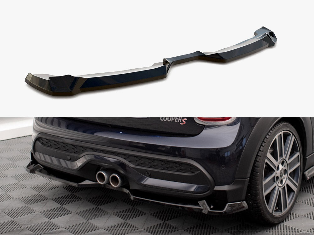 Maxton Design Central Rear Splitter Mini Cooper S F56 Facelift - MC-S-3F-56-JCW-RD1G - Image 1