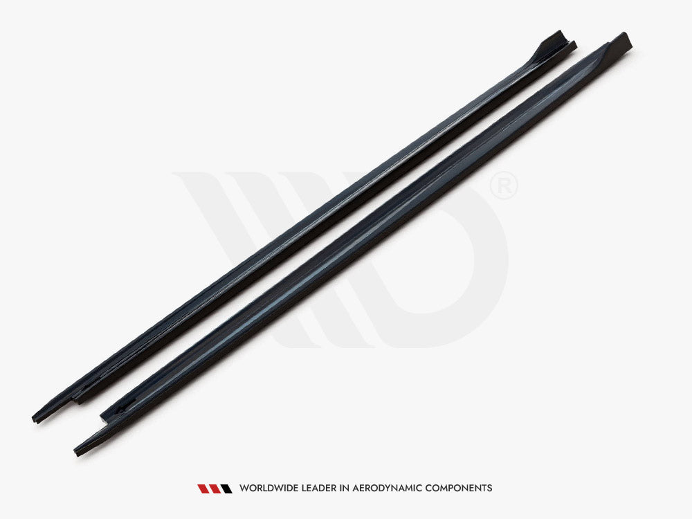 Maxton Design Side Skirts Diffusers V.1 Skoda Octavia Mk4 - Carbon Look - SK-OC-4-SD1C - Image 5