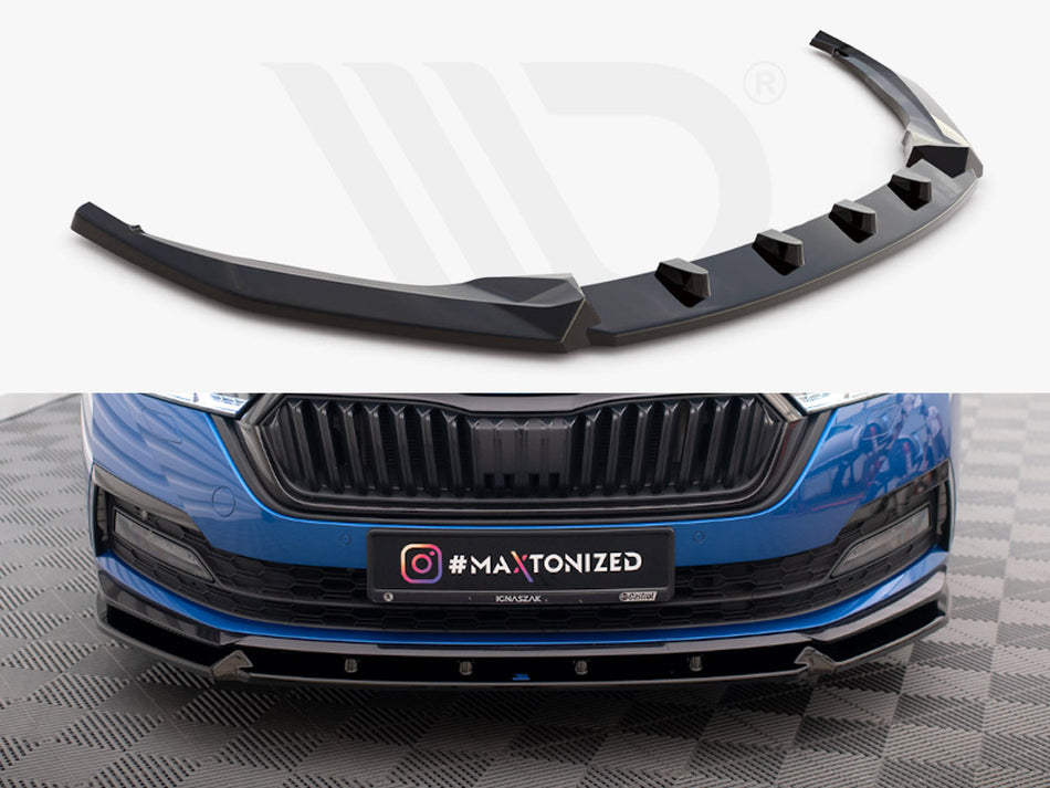 MAXTON DESIGN Front Splitter V.1 Skoda Octavia Sportline Mk4