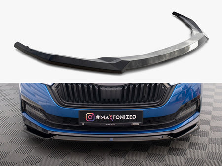 Maxton Design Front Splitter V.2 Skoda Octavia Sportline Mk4 - SK-OC-4-SL-K-FD2G - Image 1
