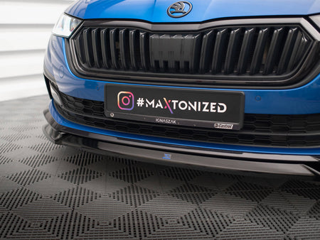 Maxton Design Front Splitter V.2 Skoda Octavia Sportline Mk4 - SK-OC-4-SL-K-FD2G - Image 4