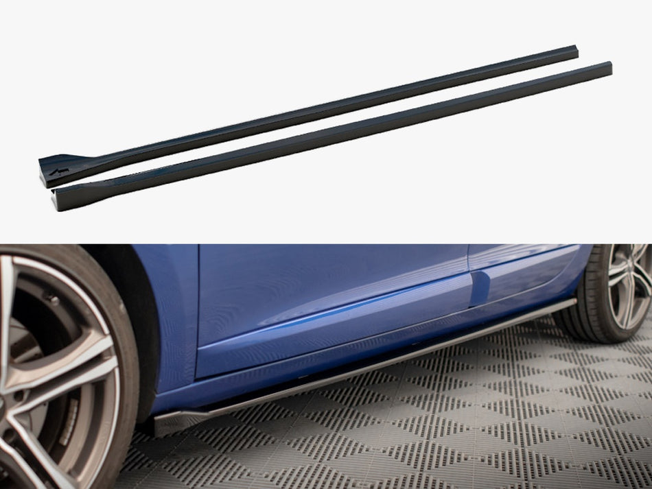 Maxton Design Side Skirts Diffusers Renault Megane GT Line Grandtour Mk3 Facelift - RE-ME-3F-GT-K-SD1G - Image 1