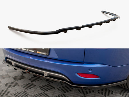 Maxton Design Rear Splitter (Vertical Bars) Renault Megane GT Line Grandtour Mk3 Facelift - RE-ME-3F-GT-K-RD1G+RD2G - Image 1