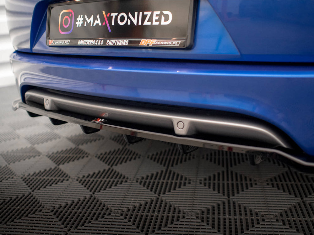 Rear Splitter (Vertical Bars) Renault Megane GT Line Grandtour Mk3 Facelift